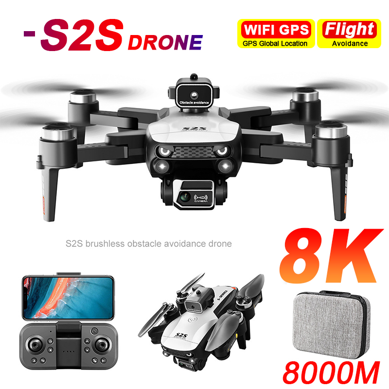 Drone Kit Professional - Nowy S2S Drone 8K profesjonalny podwójny