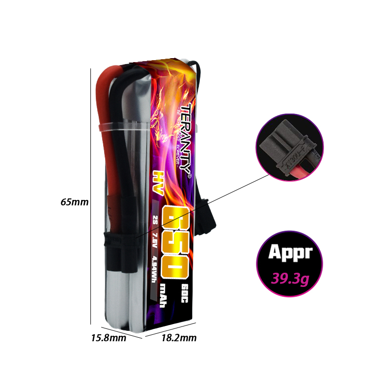 2/4/6/10 SZT. TERANTY 650mAh 2 – Drone Kit Racing recenzja i cena